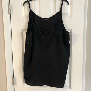 Black Lane Bryant cute detail cami!